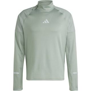 adidas Ultimate Hi-Vis 1/2 Løbeshirt Herrer størrelse XL farve grå