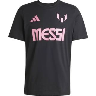 Messi Name and Number Graphic T-shirt - Black