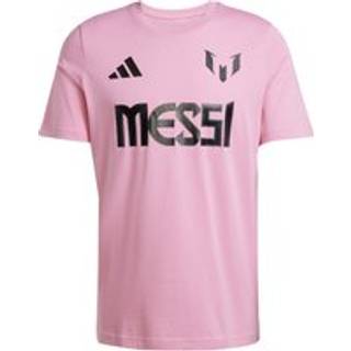 Messi Name and Number Graphic T-shirt - Easy Pink - L