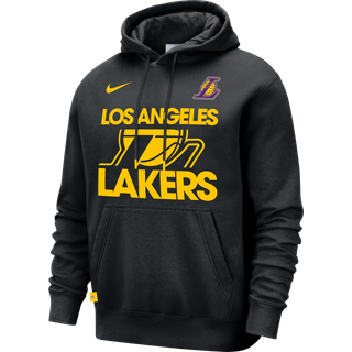Los Angeles Lakers Club Courtside Nike NBA-hættetrøje til mænd - sort - S
