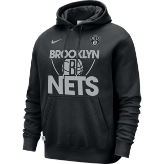 Brooklyn Nets Club Courtside Nike NBA-hættetrøje til mænd - sort - M