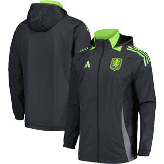 adidas Aston Villa All Weather Jacket, Grey - L