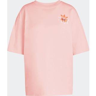 adidas Originals Flower Graphic T-Shirt, Pink - XS