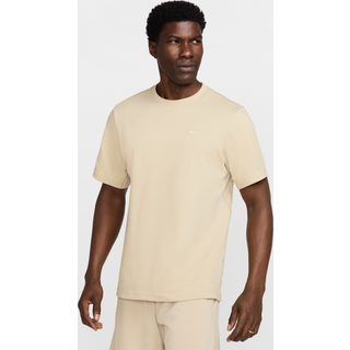 Alsidig Nike Primary Dri-FIT-overdel med korte ærmer til mænd - brun - XL