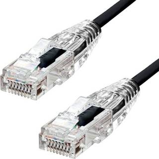 ProXtend Ultra Slim CAT6 U/UTP CU LSZH Ethernet Cable Yellow 3m
