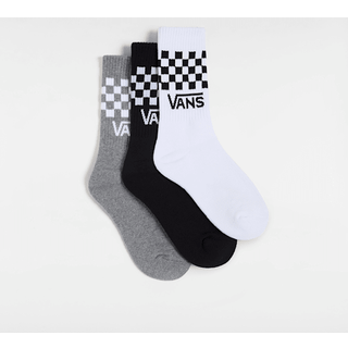 Vans - Classic Crew Socks (3 Pairs), Woman, Black, Size: 36.5-41 - Black - 36.5-41