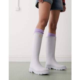 Hunter Boots Women's Downpour Tall Boot Gummistøvler Damer størrelse 38 farve grå