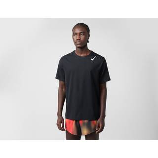 Nike Dri-FIT ADV Aeroswift SS Tee - Sort Herre T-shirt, Str. L til løb og træning