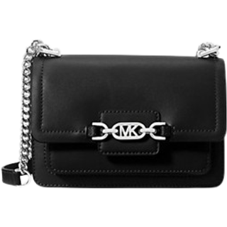 MK Heather Extra-Small Leather Crossbody Bag - Black - Michael Kors - ONE SIZE