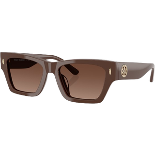 Tory Burch TY7169U Polarized 1973T5 52 Solbriller Kvinder Brun - Solid Brown - 52mm