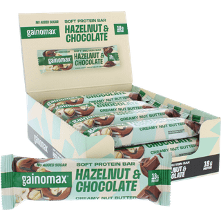 Gainomax Proteinbar Hasselnød & Chokolade 15-pak