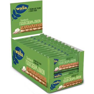 Wasa Sandwich Sourcream & Onion 24-pak