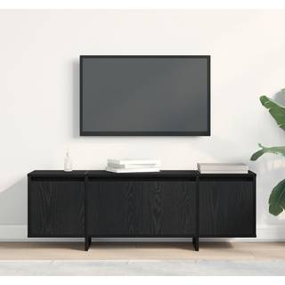 Tv-Skab Sort 120 X 30 X 40.5 Cm Konstrueret Træ