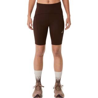 Asics Women's Road High Waist 8in Sprinter Coffee, XS