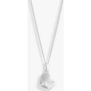 Simply Silver Simply Silver 925 poleret diamantsleben Hjerte vedhæng
