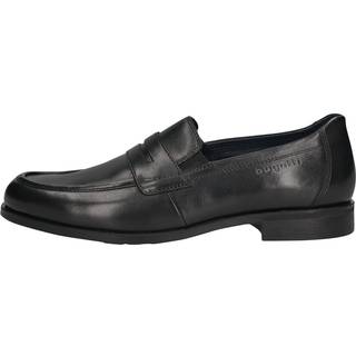 bugatti Herren Loafer schwarz Glattleder