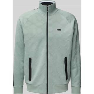 BOSS Green Herren Sweatjacke grün unifarben