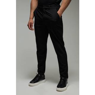 Mens Black Man Active Stretch Tapered Golf Trousers