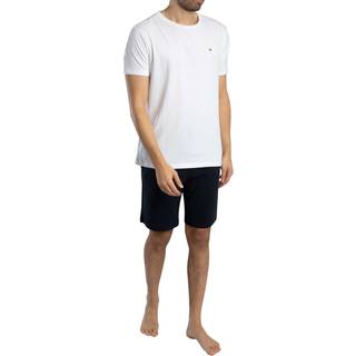 Tommy Hilfiger Herren Pyjama blau Baumwolle & Mix unifarben