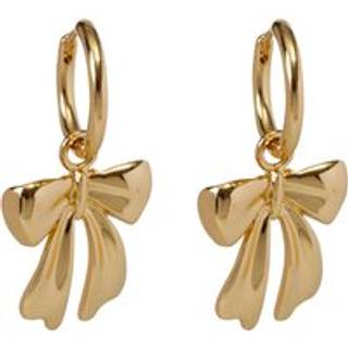 Bibi Bijoux Bibi Bijoux Guld Tone Sløjfe Hoop Øreringe
