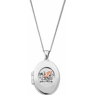 Royal Clogau® Sterling Silver Welsh Dragon Locket