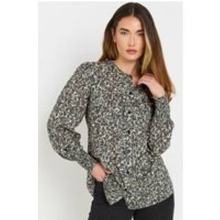 Lts Tall Black Ditsy Floral Long Sleeve Blouse 16 Lts | Tall Women's Shirts & Blouses