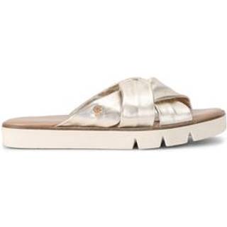 Carvela Comfort Carvela Comfort Gold Vita Cross Strap Sandals