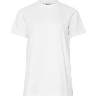 Lts Tall White Stitch Seam Panel Tshirt Size 12