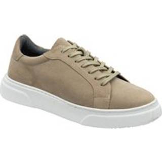 Frank Wright Frank Wright Brown Mens Suede Lace-Up Trainers