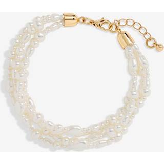 Jon Richard Jon Richard Gold Tone Semi Precious Multi Row Twisted Bracelet