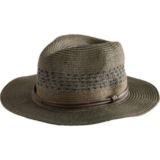 Next Khaki Green Panama Style Straw Hat