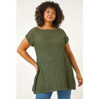 Roman Roman Curve Textured Kortærmet T-shirt