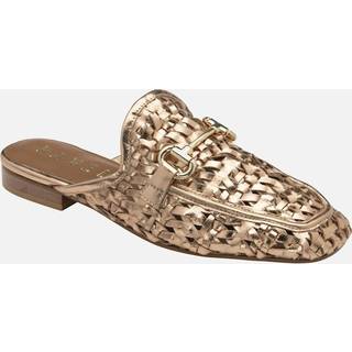 Ravel Ravel Gold Leather Mule Loafers