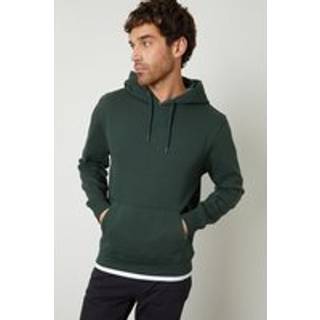 Threadbare Threadbare Forest Green Mock T-Shirt Hoodie
