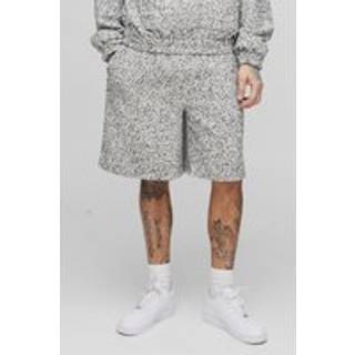 Mens Black Tall Drawcord Relaxed Fit Shorts