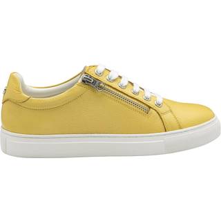 Ravel Ravel Yellow Leather Lace-Up Trainers