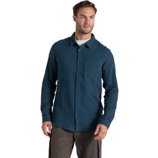 Craghoppers Moro Long Sleeved Shirt Skjorte Herrer størrelse XXL farve blå