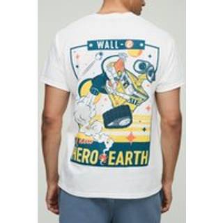 Mens White Oversized Disney Wall-E License Printed T-Shirt
