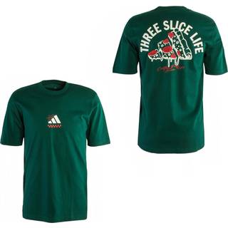 Lounge Pizza Graphic T-shirt - Collegiate Green - S