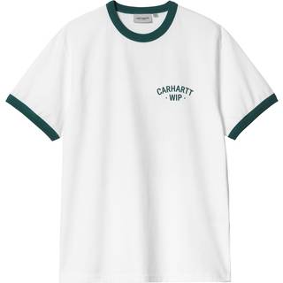 89 Ringer T-shirt, White/Rainforest, XL