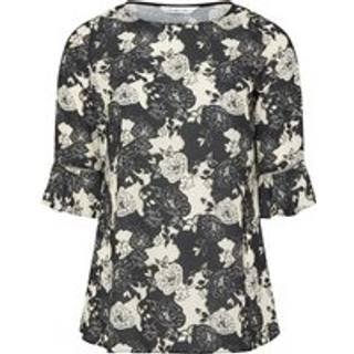 Yours Curve Yours Curve Black London Crochet Trim Blouse