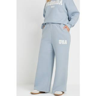Yours Curve Yours Curve Blue Florida USA Wide Leg Joggers
