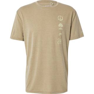Quiksilver Coastal Run S/S Funktionsshirt Herrer størrelse M farve beige