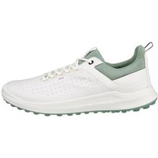 Ecco Core Hybrid Vandtætte Herre Golfsko Uden Spikes - White/Sedum Green - Str. 45 Normal