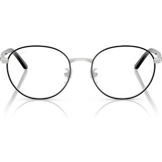 Ray - Ban Unisex RX6538D 2861 Optiske stel Metal Sort Transparent Pantos Normal