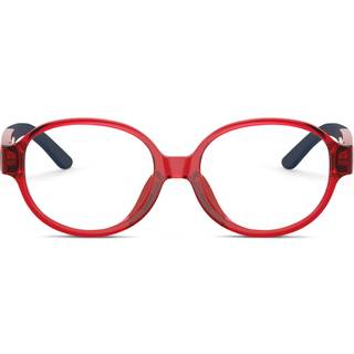 Polo Ralph Lauren Børn PP8552U 5102 Optiske stel Injiceret Rød Transparent Rund Normal