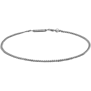 Argentia | 925s | 2 mm Rhodiumbelagt Sterlingsølv Curb Chain Armbånd