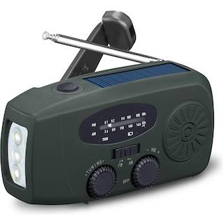 Andersson EYF-C2000 FM/AM krankradio med solpanel