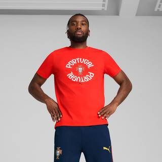 PUMA Portugal ftblNRGY Tee Men, Sport, Sport Red/White, XS