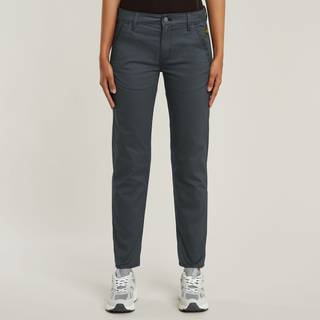G-Startil kvinder. D25257-D715-860 Chino-bukser Kate Boyfriend mørkegrå (29/30), Casual, Bomuld